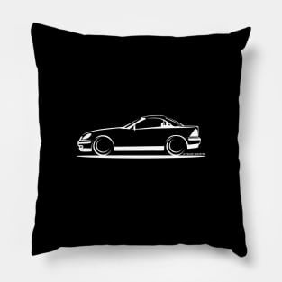 Mercedes Benz SLK R170 Hard Top Wht Pillow