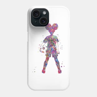 Girl Soccer Player Phone Case