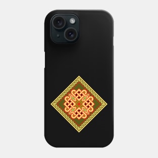 Scandinavian ornament with Celtic knot Phone Case