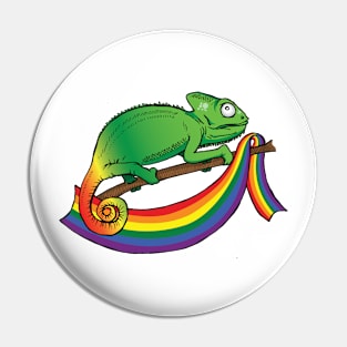 Chameleon Party Pin