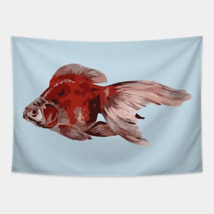 Ryukin Goldfish Isolated Tapestry