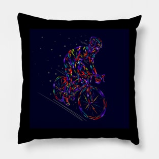 Cyclist Pillow