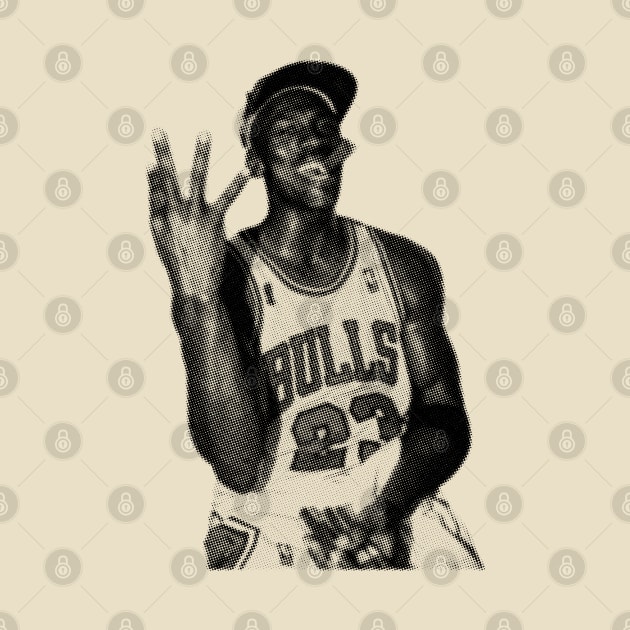 Michael Jordan Cigar - Vintage Halftone