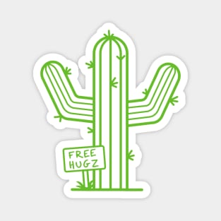 Free Hugz Cactus (Green) [Rx-Tp] Magnet