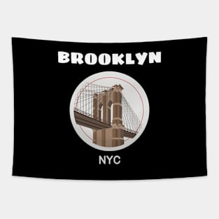 Brooklyn NYC (Dark Colors) Tapestry