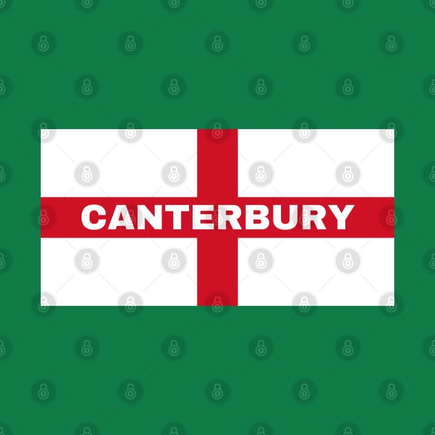 Canterbury City in English Flag by aybe7elf