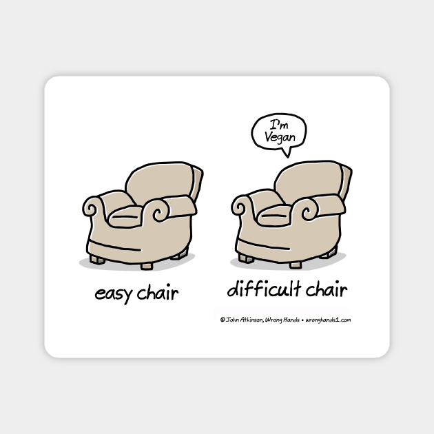 easy chair Magnet by WrongHands