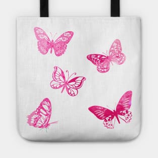 Pink Butterfly Tote