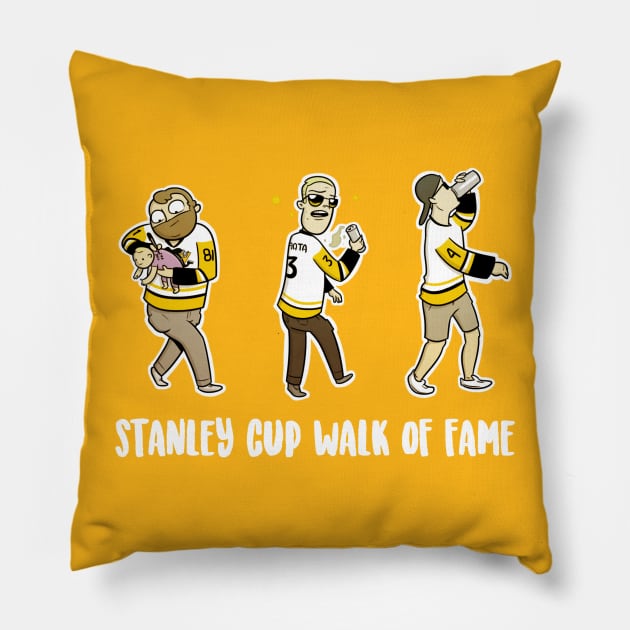 Stanley Cup Walk of Fame Pillow by City Folk Merch