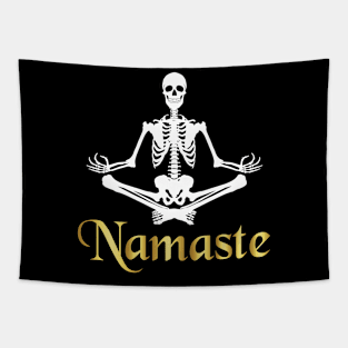 Meditating Skeleton - Funny Yoga Tapestry