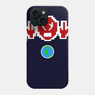 F*CK EARTH (red) Phone Case