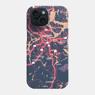 Stockholm colour map Phone Case