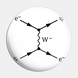 Weak Interaction Feynman Diagram Pin