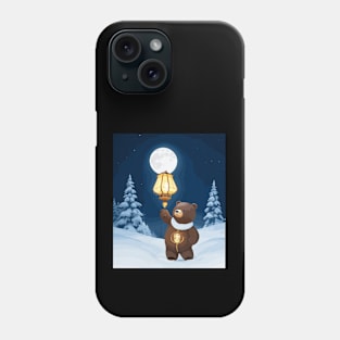 Bear with lantern Phone Case