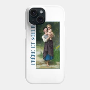 Brother and Sister by Bouguereau Phone Case