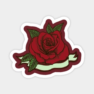 Tattoo Rose Magnet