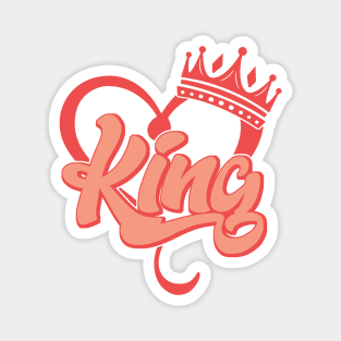 King of Valentine Magnet