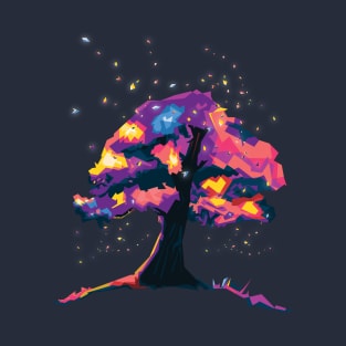 Tree Fantasy Illustration T-Shirt