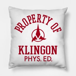 Star Trek Klingon Phys. Ed. Pillow