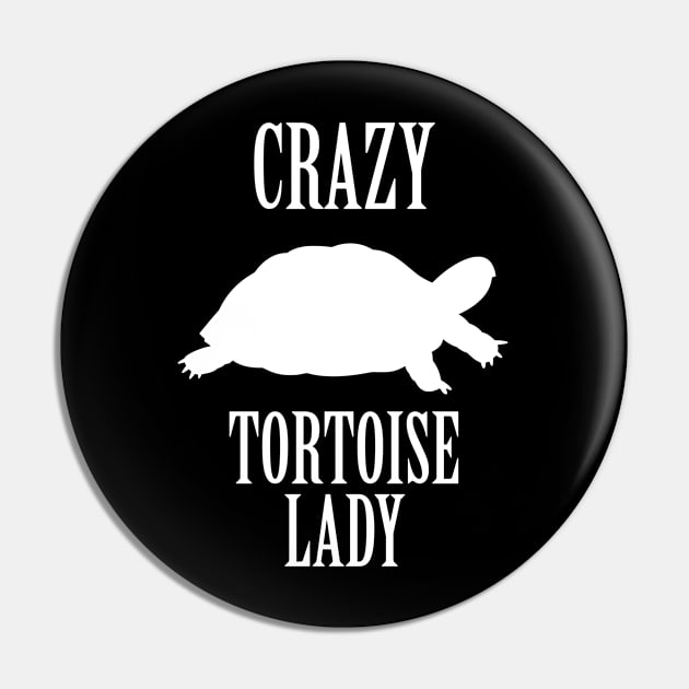 Crazy Tortoise Lady Pin by The Lemon Stationery & Gift Co