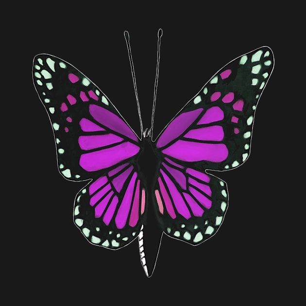 Butterfly 02f, transparent background by kensor