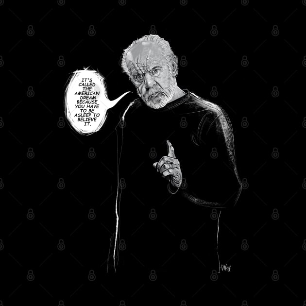 George Carlin by D-Wrex T-Shirts 