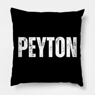 Peyton Name Gift Birthday Holiday Anniversary Pillow