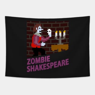 Zombie Shakespeare - Lost Video Game Archives Tapestry