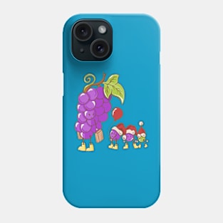 Grape Christmas shopping Phone Case