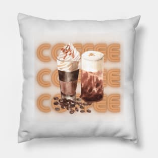 Coffee Cream Vintage Since Retro Pillow