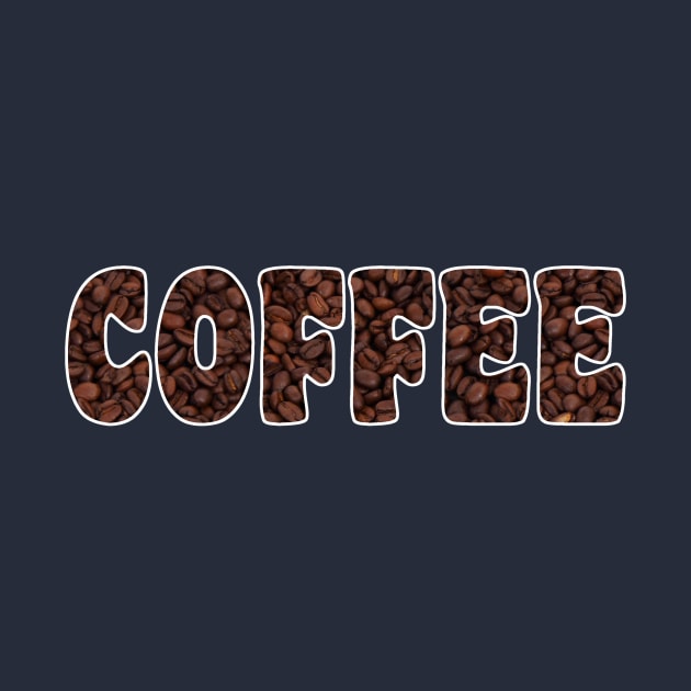 Coffee Beans in Text by CeeGunn