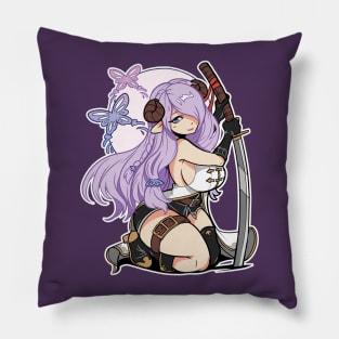 Butterfly Girl Pillow