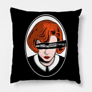 God save the queens gambit Pillow