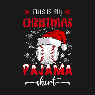 Funny Baseball Christmas T-Shirt