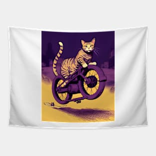 Piston Cat Tapestry