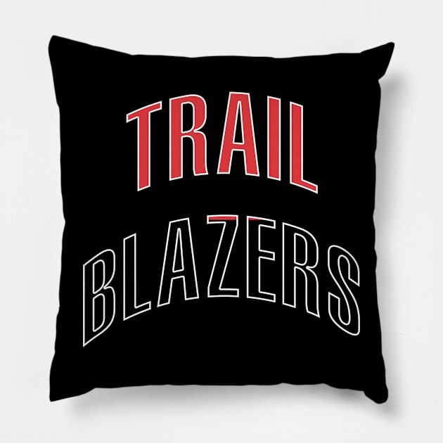 Trail Blazers Pillow by teakatir