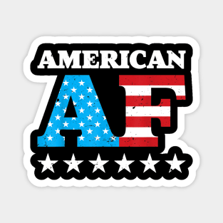 4th Of July American AF USA Gift Magnet