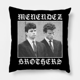 Menendez Brothers  †††† 90s Style Nihilism Design Pillow