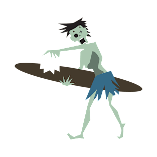 Surfer Zombie T-Shirt