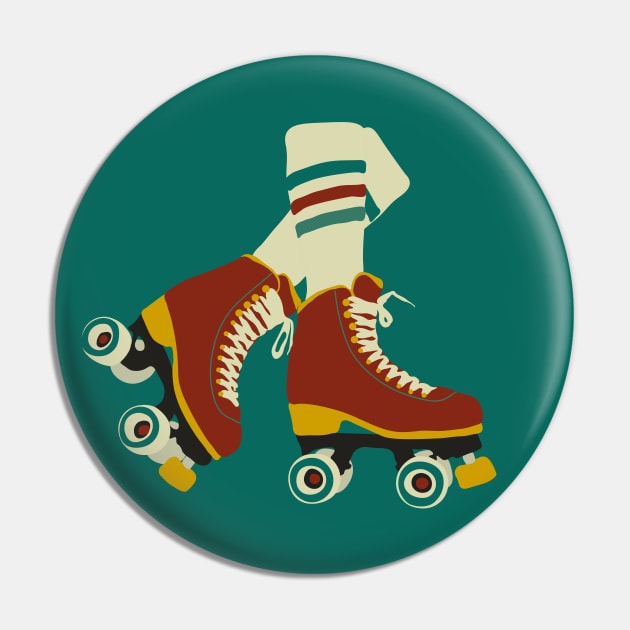 Retro Skater Pin by CateBee8