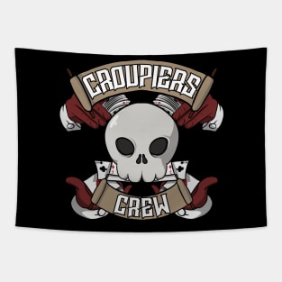 Croupiers crew Jolly Roger pirate flag Tapestry