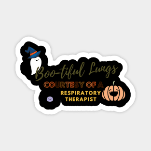 Halloween Respiratory Therapist Magnet