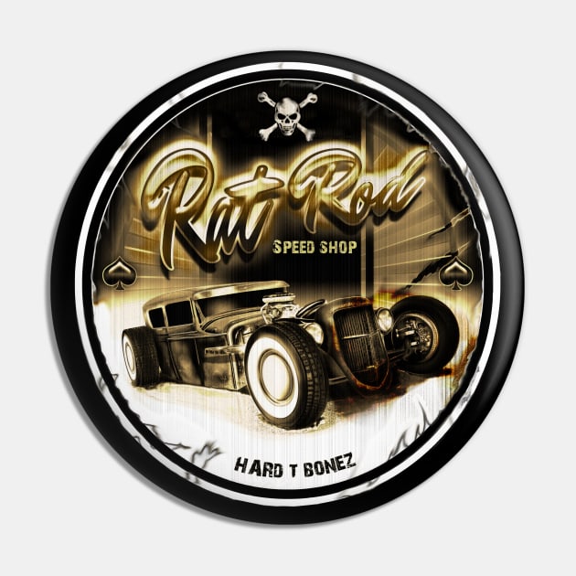 Rat Rod Pin by hardtbonez