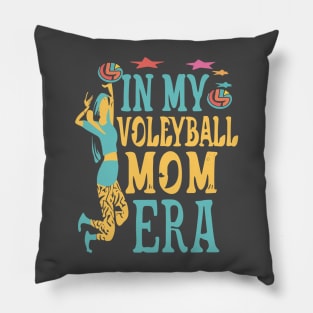 In My Volleyball Mom Era Women Mama Sport Player Pillow