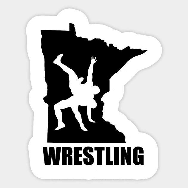 Wrestling' Sticker