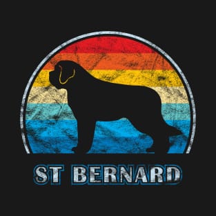 St Bernard Vintage Design Dog T-Shirt