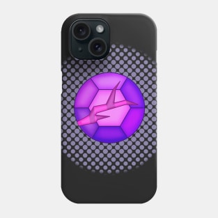 Cracked Amethyst Gem Phone Case