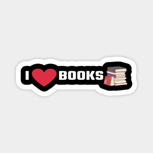 I Love books/I Heart Books Magnet