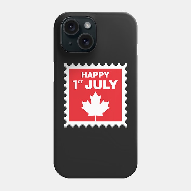 Happy 1st July Happy Canada Day Phone Case by RedoneDesignART