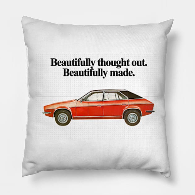 BRITISH LEYLAND PRINCESS - advert Pillow by Throwback Motors